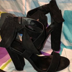 Black Suede Heels
